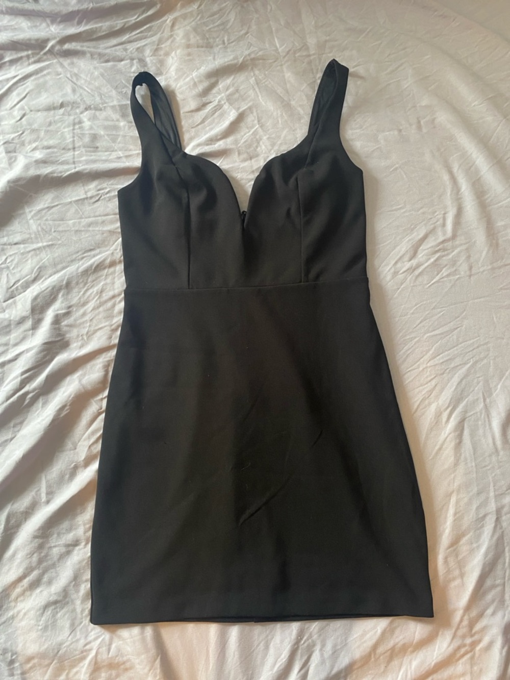 Express Black Dress with Branded Label